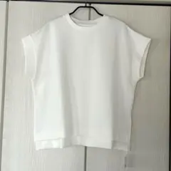 Emma Taylor フレンチスリーブ プルオーバー オフホワイト 新品タグ付のサムネイル