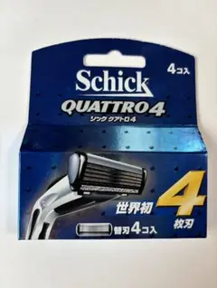 シッククアトロ4　替刃　40個セット　新品未使用 楽天市場】Schick(シック) クアトロ4チタニウム 替刃(10コ入) 髭