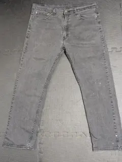 Levi's 505ブラックジーンズ/デニム/22年製/黒/古着/W38L30