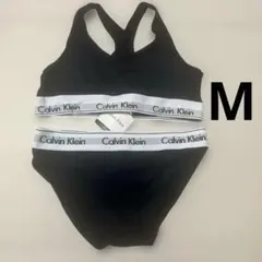 新品✨ Calvin Klein カルバンクライン ブラ ショーツ 黒 Mのサムネイル