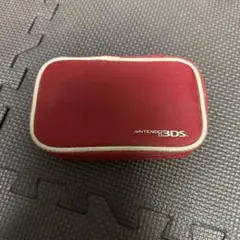 Nintendo 3DS ケース レッド 仕切り付き