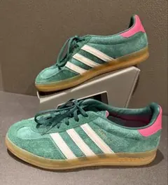 adidas Gazelle Green Pink スニーカー