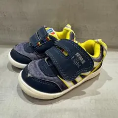 IFME Light イフミー　靴 13㎝　ネイビー×イエロー