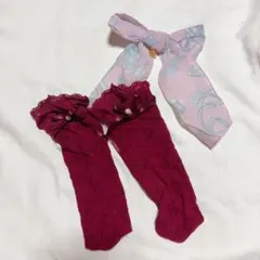 ヘアクリップ　靴下　マスコット　バレッタのサムネイル