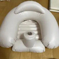 ホワイト エアクッション ベビーチェア