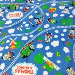 F 約 50×75縦長　トーマスと仲間たち©2002 綿プリント生地　平成レトロ