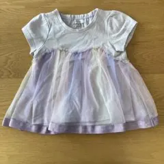 any FAM チュール付き半袖Tシャツ 90cmのサムネイル