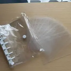 A7透明プラスチックリフィル 3リング