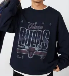 OFF THE COURT by NBA 別注スウェット ネイビー S ブルズ