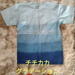 TITICACA チチカカ グラデーション 半袖TシャツサイズM 個性的 春 夏のサムネイル