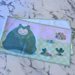 極楽湯×ぽこあポケモン マフラータオル こけカビゴン