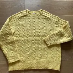 coen ニット イエロー