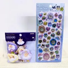 たまごっち プチドロップステッカー＆ぷっくりピースシール 2種セット 正規品