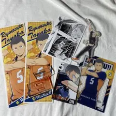 ハイキュー‼︎ 田中龍之介 ステッカー アクスタ カード セット
