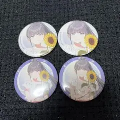学園アイドルマスター 有楽町 ひまわり コラボ 缶バッジ 4点セット 有