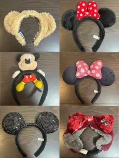 東京ディズニーリゾート カチューシャ 6点まとめ売り