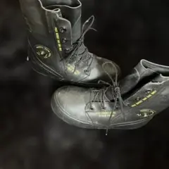 バニーシューズ　ブラックレースアップブーツ US表記7