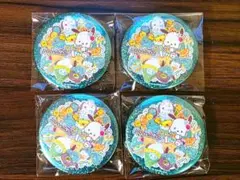 サンリオキラキラBIG缶バッジポチャッコ4点セット