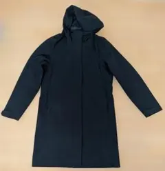 【中古】UNIQLO ブロックテックコート ブラック アウター Mのサムネイル