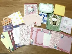サンリオ　平成レトロ　メモ帳セット　ハローキティ　マイメロ　キキララ　ポチャコ