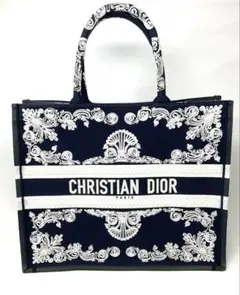 希少　ディオール　ブックトート　コーネリ刺繍　ラージ