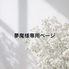 夢魔様専用ページ