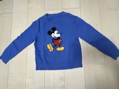 ミッキーマウス ニット セーター ブルー 130cm
