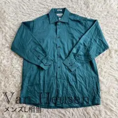 Van Heusen ヴァンヒューゼン 長袖ボタンダウンシャツ　コットン混