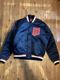 90s STARTER スタジャン ネイビー レッド Lのサムネイル
