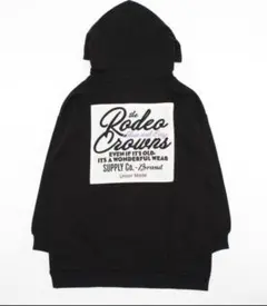 ロデオ PATCHスタンドフードジップパーカー