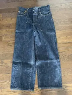 SUGARHILL 19ss LOOSE THREAD DENIM PANTS
