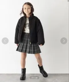 GLOBAL WORK ライトウォーム 2wayブルゾン ブラック　130