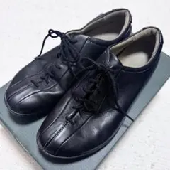 Clarks クラークス レザースニーカー ブラック UK6ハーフ24.5cmのサムネイル