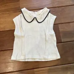 aimoha KIDS 襟付き リブ ノースリーブ トップス