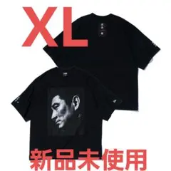 半袖 オーバーサイズド コットン Tシャツ 高倉健 × 永樂屋 ブラックXL