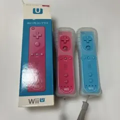 Wiiリモコンプラス ピンク 青 2個セット