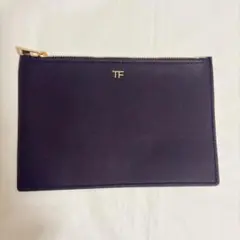 TOM FORD フラットポーチ 블랙 미사용 小傷あり箱無し