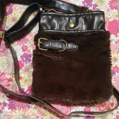 ポシェット バッグ ショルダーバッグ ファー 冬