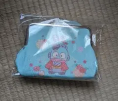 ハンギョドン 和ごころロマン がまぐちポーチ　ちりめん生地