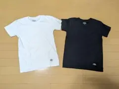 Dickies　キッズ　半袖Tシャツ　ブラック&ホワイト