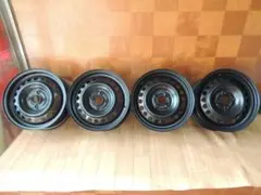 C130 15x6J 4穴 スチールホイール 15インチ 4本 フィット - メルカリ