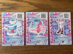 アイカツ武道館 スカイアイランドコーデ 桜庭ローラ/藤城リエ（サイン入り） アイカツ武道館 藤城リエ 桜庭ローラ セレクションパック スカイアイランドコーデ