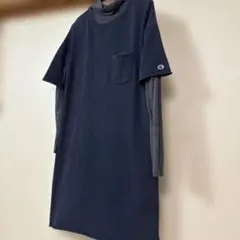 チャンピオン　美品半袖トレーナーカットソーワンピース