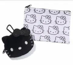 オトナミューズ １月号付録 ハローキティふわふわフェイス＆ リップストップポーチ