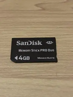 送料無料　SanDisk 4GB メモリースティックデュオ　PSP