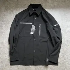未使用【GU】（M）ジップポケットシャツ UNDERCOVER ブラック 長袖