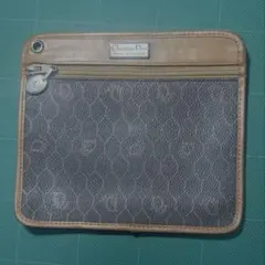 Christian Dior ポーチ ゴールド/ダークグレー