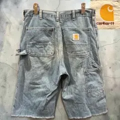 メキシコ製 Carhartt カーハート ペインターショーツ 生成り W34 Carhartt カーハート デニム ペインターショーツ W34 メキシコ製
