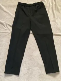 【UNIQLO】黒スマートアンクルパンツ 丈長め XL