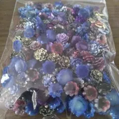 夜光花形デコレーションパーツ 40g②